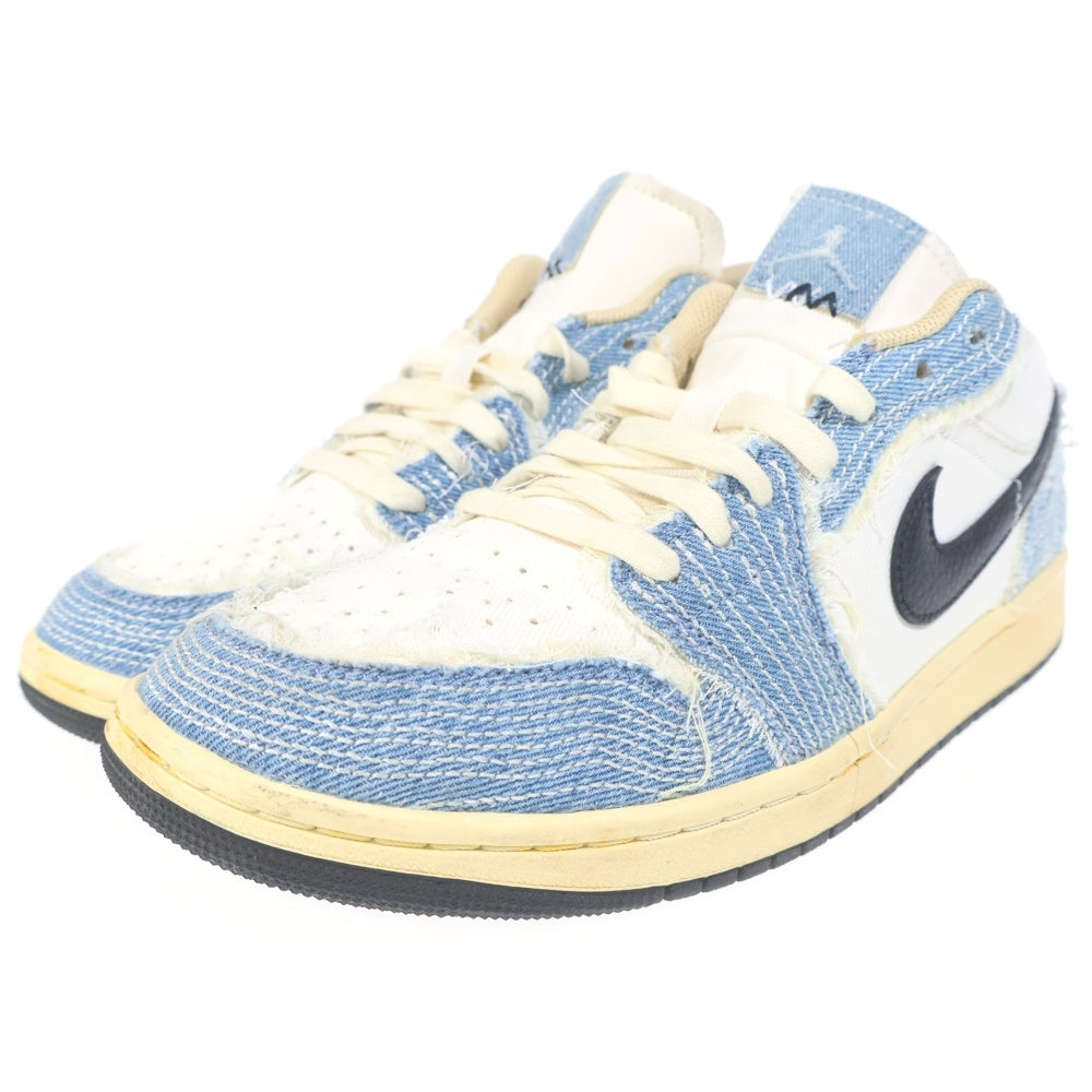NIKE(ナイキ) AIR JORDAN 1 LOW SE World Make Japan エア ジョーダン 1 ロー ワールド メイク ジャパン ローカットスニーカー ホワイト/ブルー US10/28cm FN7670-493