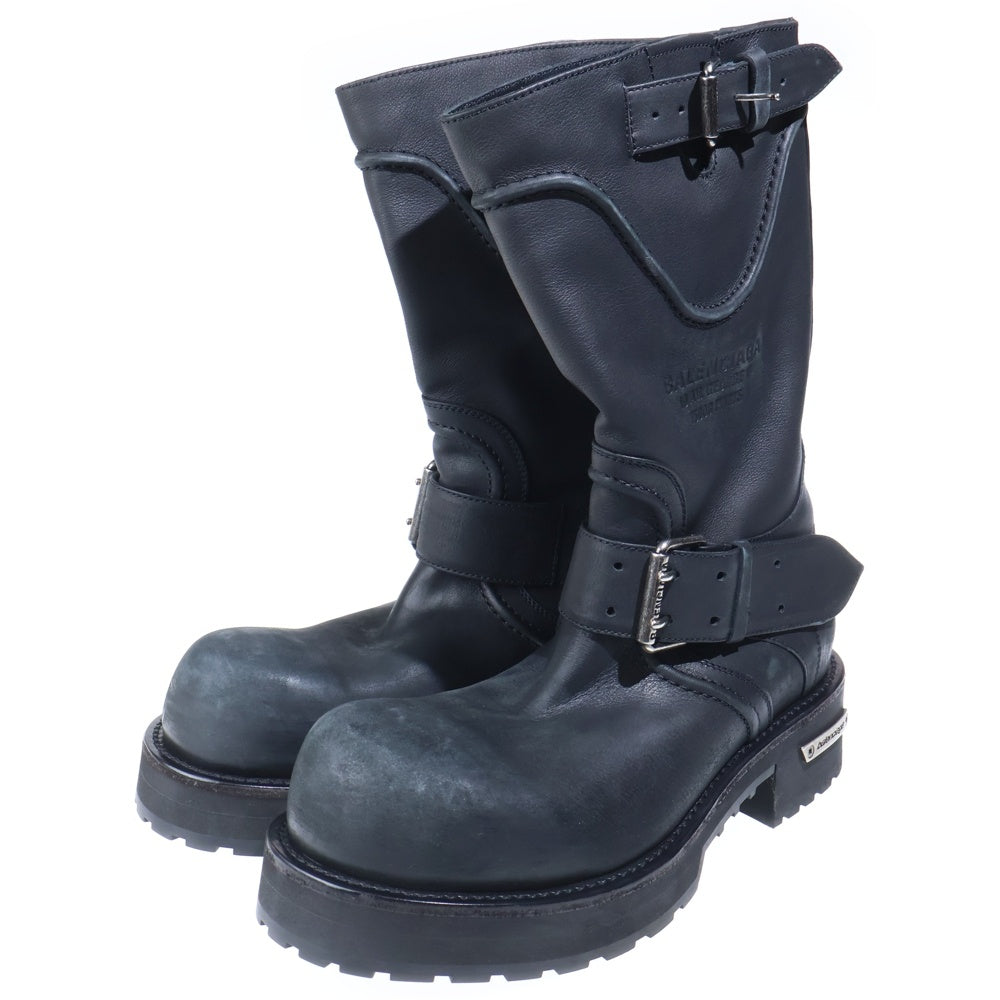 BALENCIAGA(バレンシアガ) VENOM ヴェノムレザーロングブーツ ブラック
