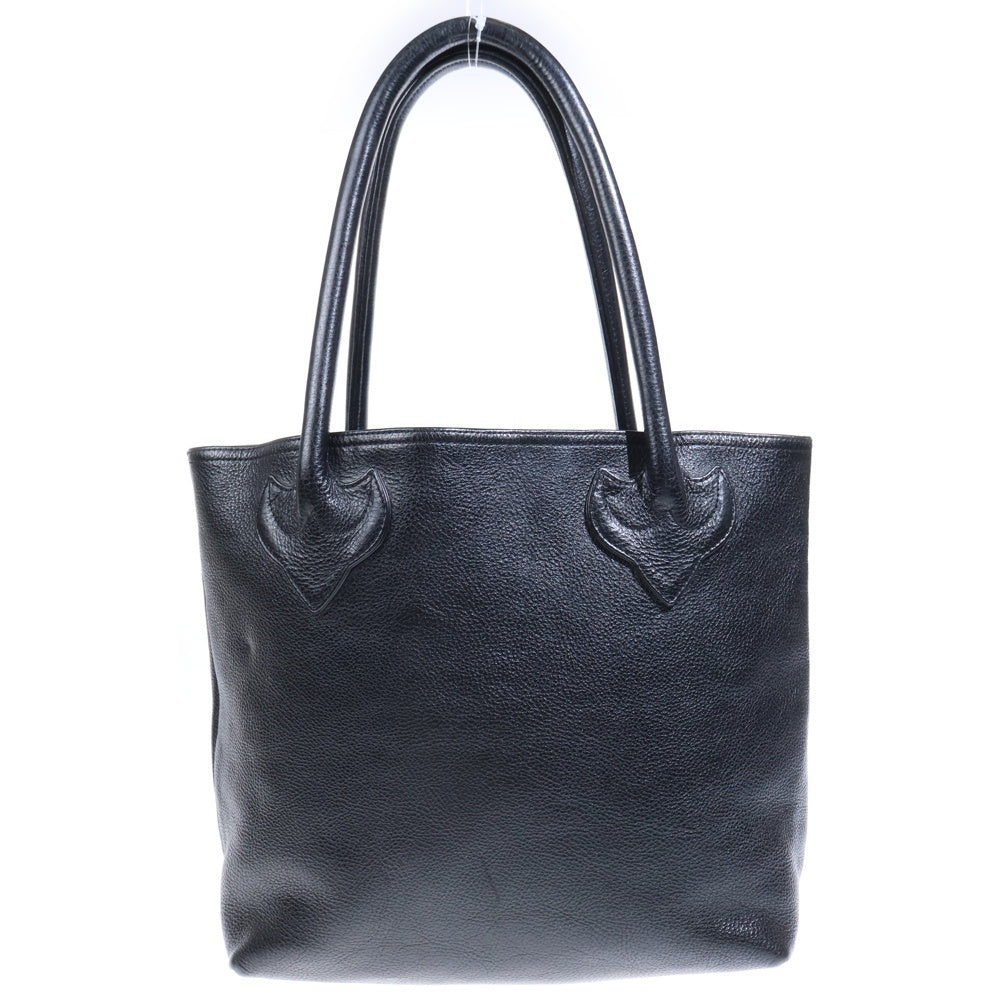 CHROME HEARTS(クロムハーツ) FS TOTE FSトート クロスパッチ レザートートバッグ ブラック