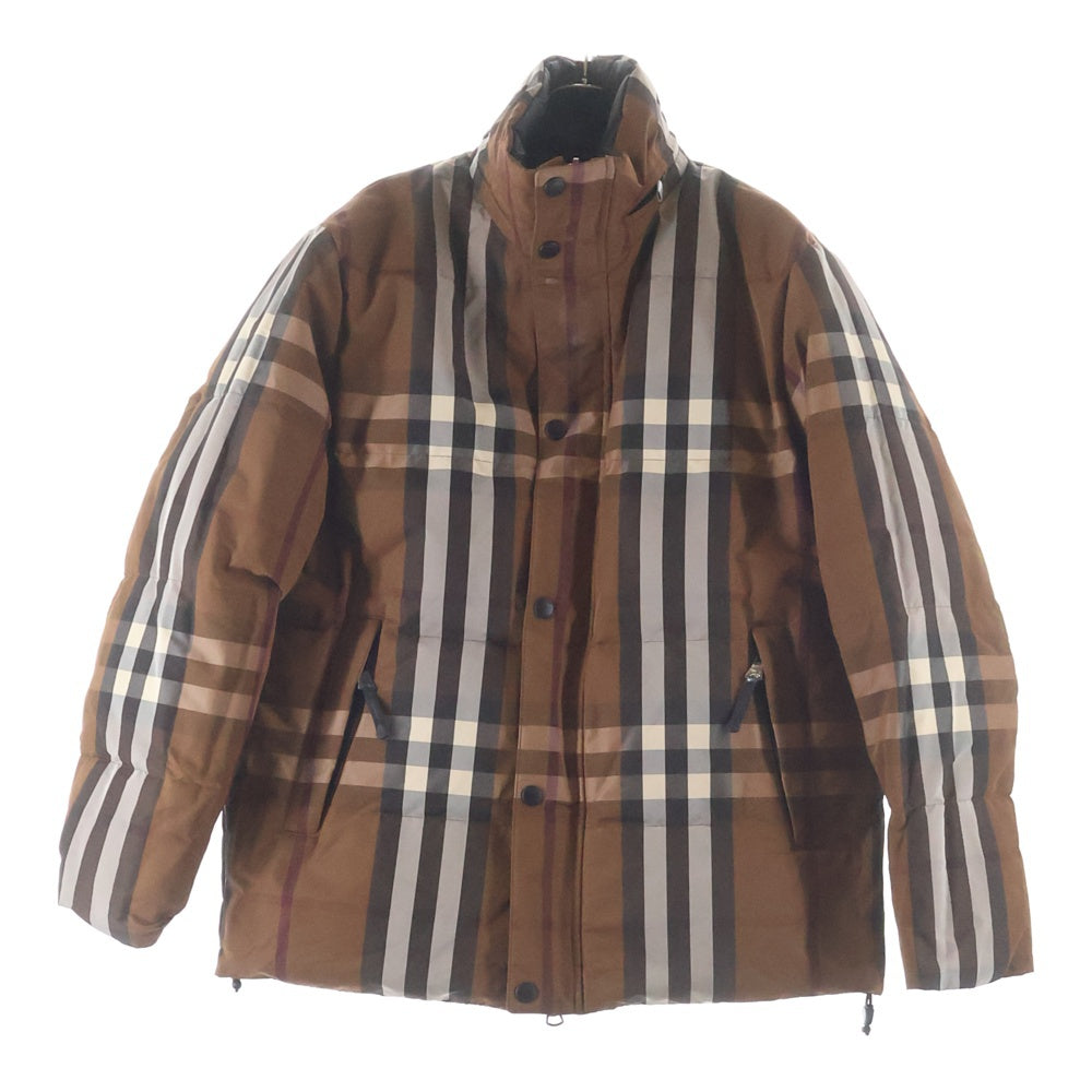 BURBERRY(バーバリー) ノバチェック リバーシブル ダウンジャケット ブラック/ブラウン