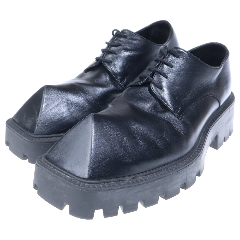 BALENCIAGA(バレンシアガ) RHINO チャンキーダービー レースアップ ダービーシューズ ブラック 656977