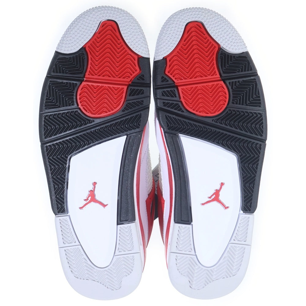 NIKE(ナイキ) AIR JORDAN 4 RETRO RED CEMENT DH6927-161 エアジョーダン レトロ レッドセメント ミッドカットスニーカー ホワイト/レッド US10.5/28.5cm