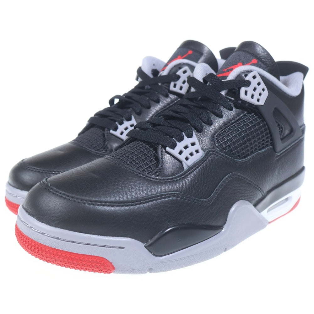 NIKE(ナイキ) AIR JORDAN 4 RETRO BRED REIMAGINED FV5029-006 エアジョーダン レトロ ブレッドリイマジンド ハイカットスニーカー ブラック/レッド US11/29cm