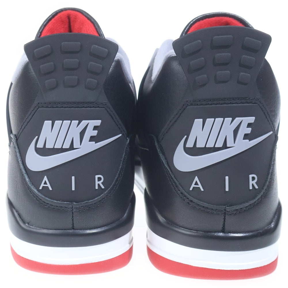 NIKE(ナイキ) AIR JORDAN 4 RETRO BRED REIMAGINED FV5029-006 エアジョーダン レトロ ブレッドリイマジンド ハイカットスニーカー ブラック/レッド US11/29cm