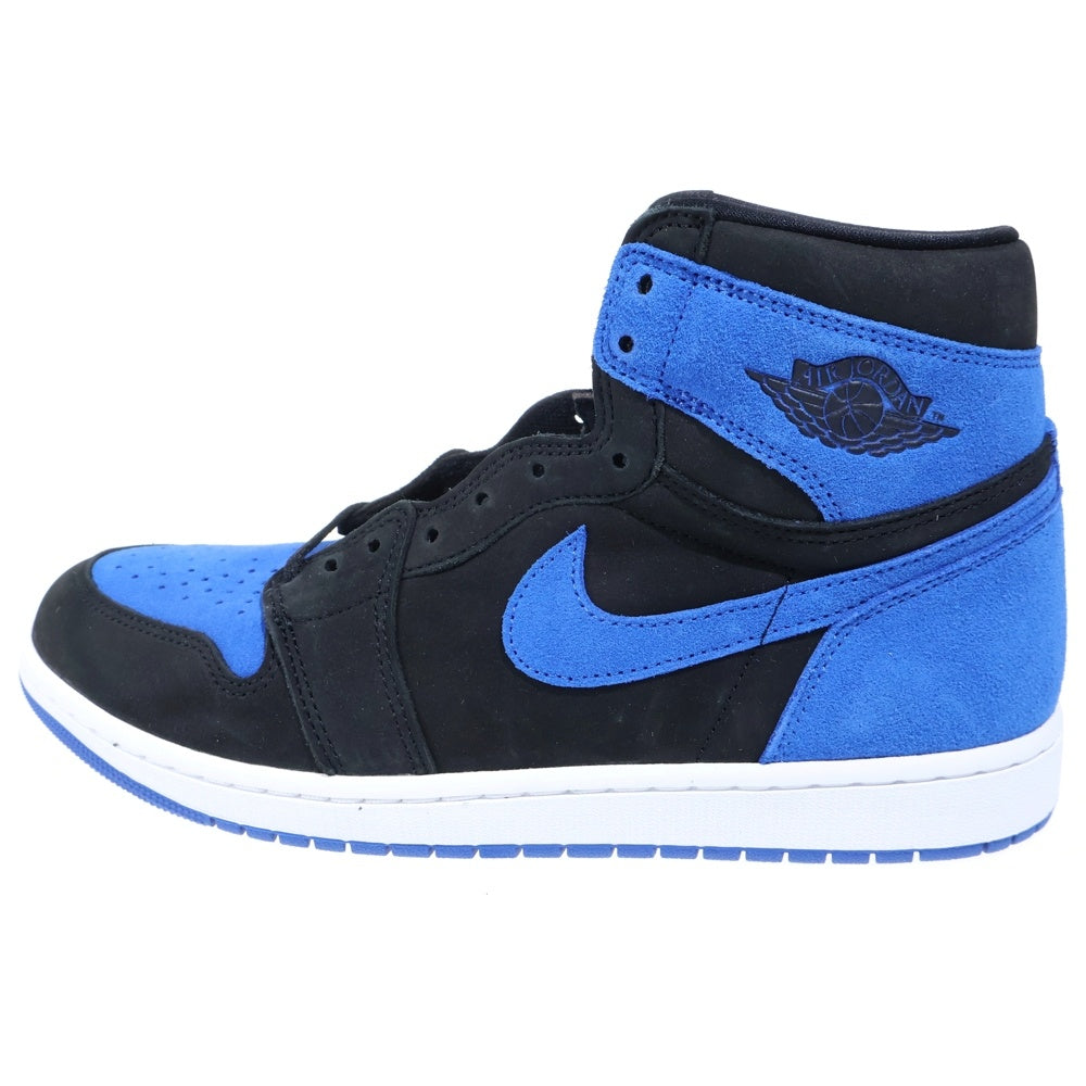 NIKE(ナイキ) AIR JORDAN 1 RETRO HIGH OG ROYAL REIMAGINED DZ5485-042 エアジョーダン1スエードロイヤル ハイカットスニーカー ブルー/ブラック US10.5/28.5cm