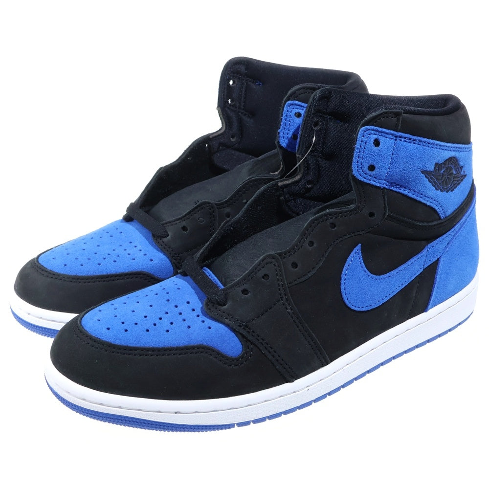 NIKE(ナイキ) AIR JORDAN 1 RETRO HIGH OG ROYAL REIMAGINED DZ5485-042 エアジョーダン1スエードロイヤル ハイカットスニーカー ブルー/ブラック US10.5/28.5cm