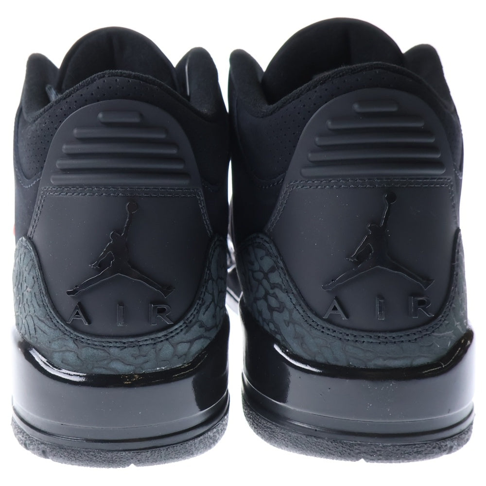 NIKE(ナイキ) AIR JORDAN 3 RETRO BLACK CAT CT8532-001 エアジョーダン3 レトロ ブラックキャット ミッドカットスニーカー ブラック US11/29cm