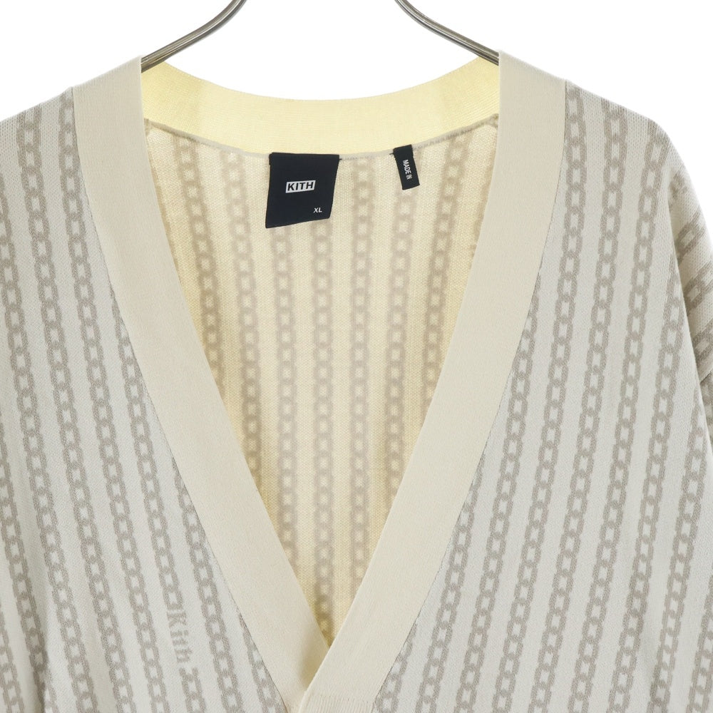 KITH(キス) Chain Link Tilden Cardigan チェーンリンク ティルデン カーディガン KH2641-104
