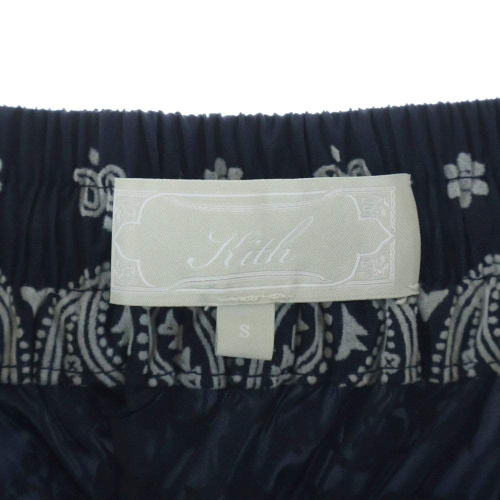 KITH(キス) 24AW Flocked Deconstructed Bandana Mercer 8 Pant フロック加工デコンストラクトバンダナ マーサー8パンツ
