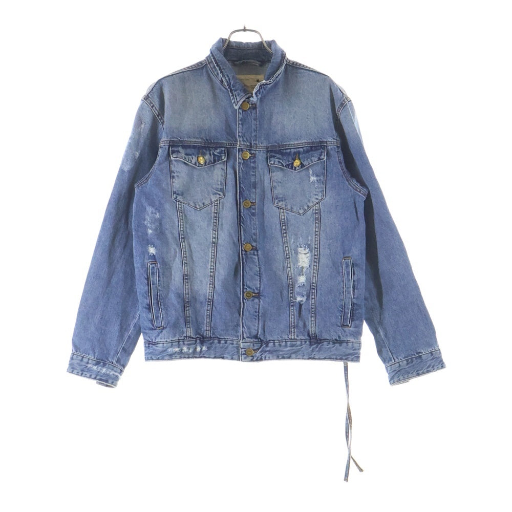 KITH(キス) デニムトラッカージャケット ダメージ加工 インディゴ KH1156-102