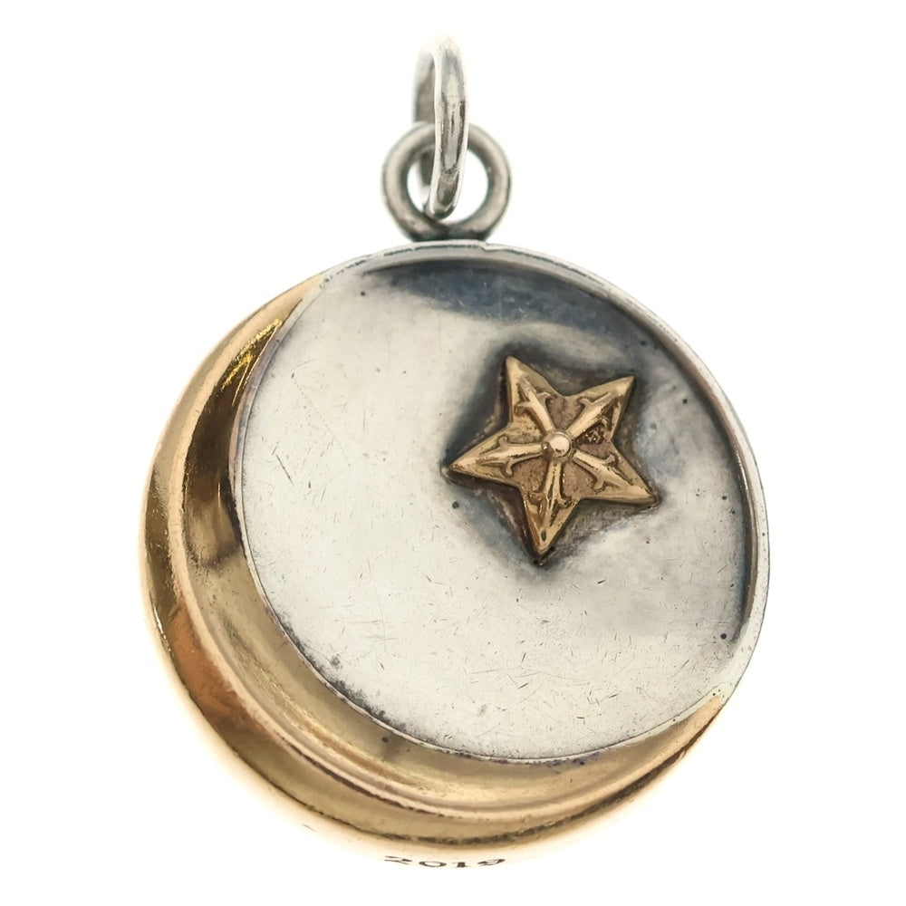 CHROME HEARTS(クロムハーツ) STAR CRESCENT スタークレセント シルバーゴールドコンビ ネックレストップ シルバー/ゴールド