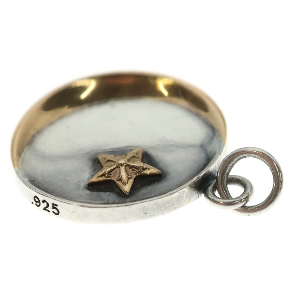CHROME HEARTS(クロムハーツ) STAR CRESCENT スタークレセント シルバーゴールドコンビ ネックレストップ シルバー/ゴールド