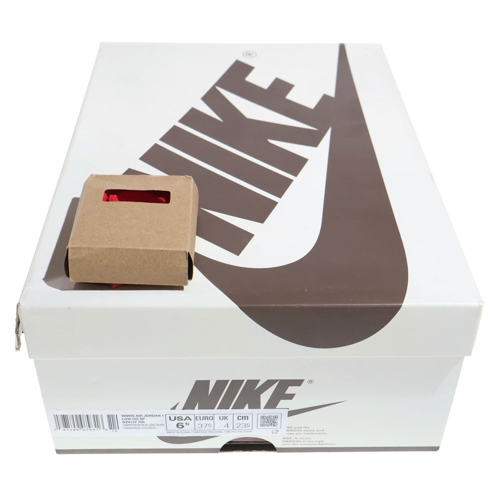 NIKE(ナイキ) ×TRAVIS SCOTT WMNS AIR JORDAN 1 RETRO LOW OG Canary トラヴィススコット ウィメンズ エアジョーダン1 ローカットスニーカー US6.5/23.5cm DZ4137-700 レディース