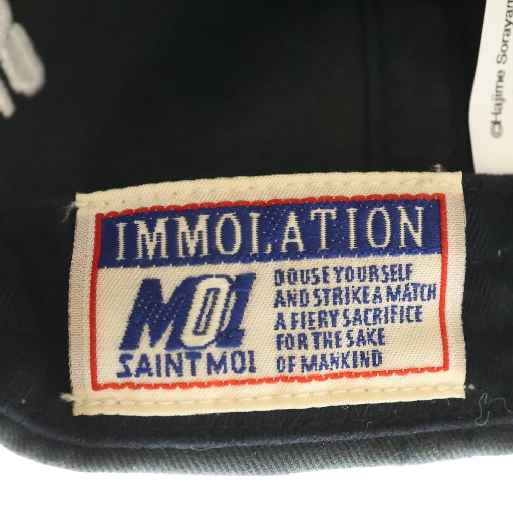 SAINT MICHAEL(セントマイケル) ×Hajime Sorayama SORAYAMA SRYM CAP キャップ 帽子 ブラック SM-HR1-0000-C81