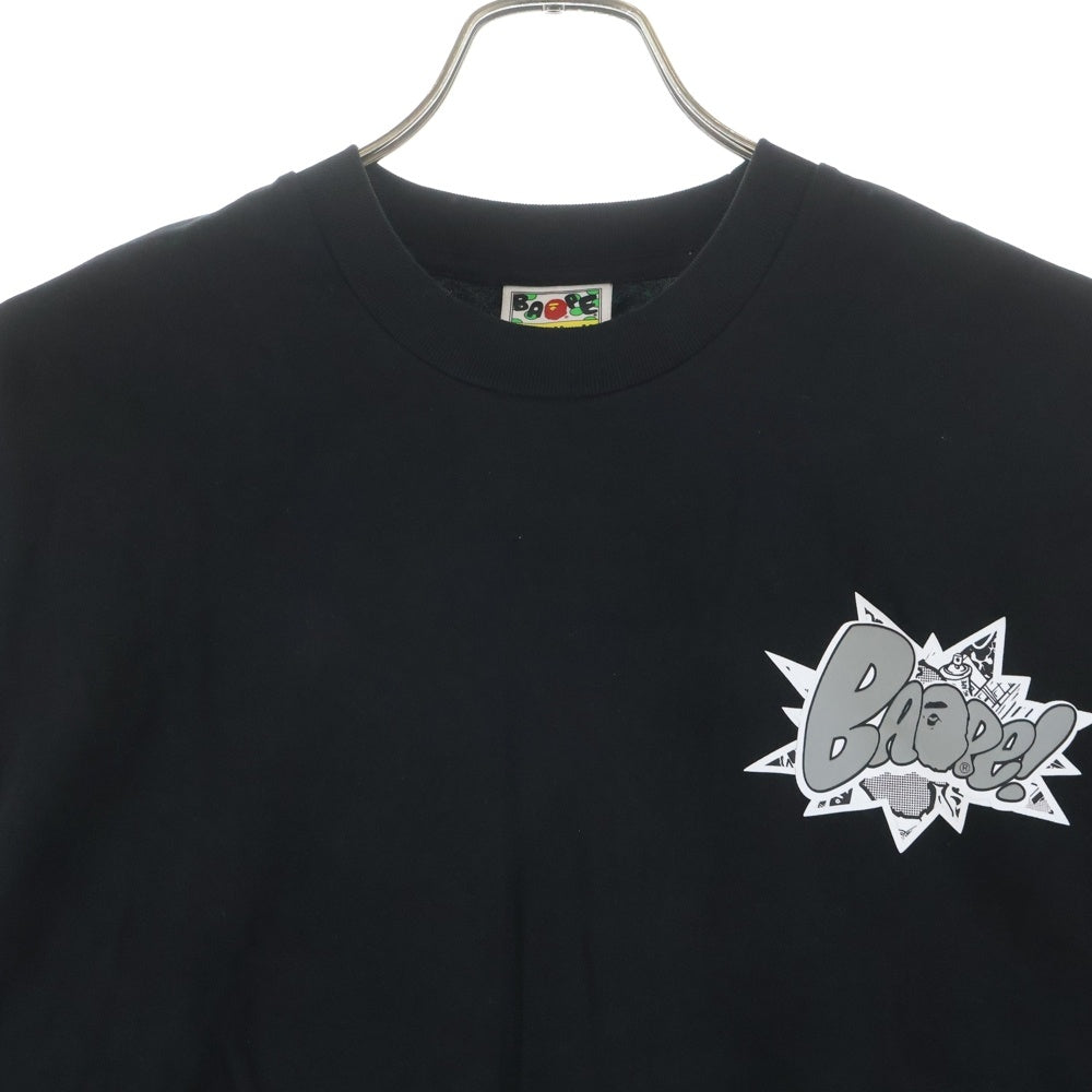 A BATHING APE(アベイシングエイプ) Graffiti Bape Relaxed Fit Tee グラフィティーベイプ リラックスフィット 半袖Tシャツ カットソー ブラック 001TEK301340M
