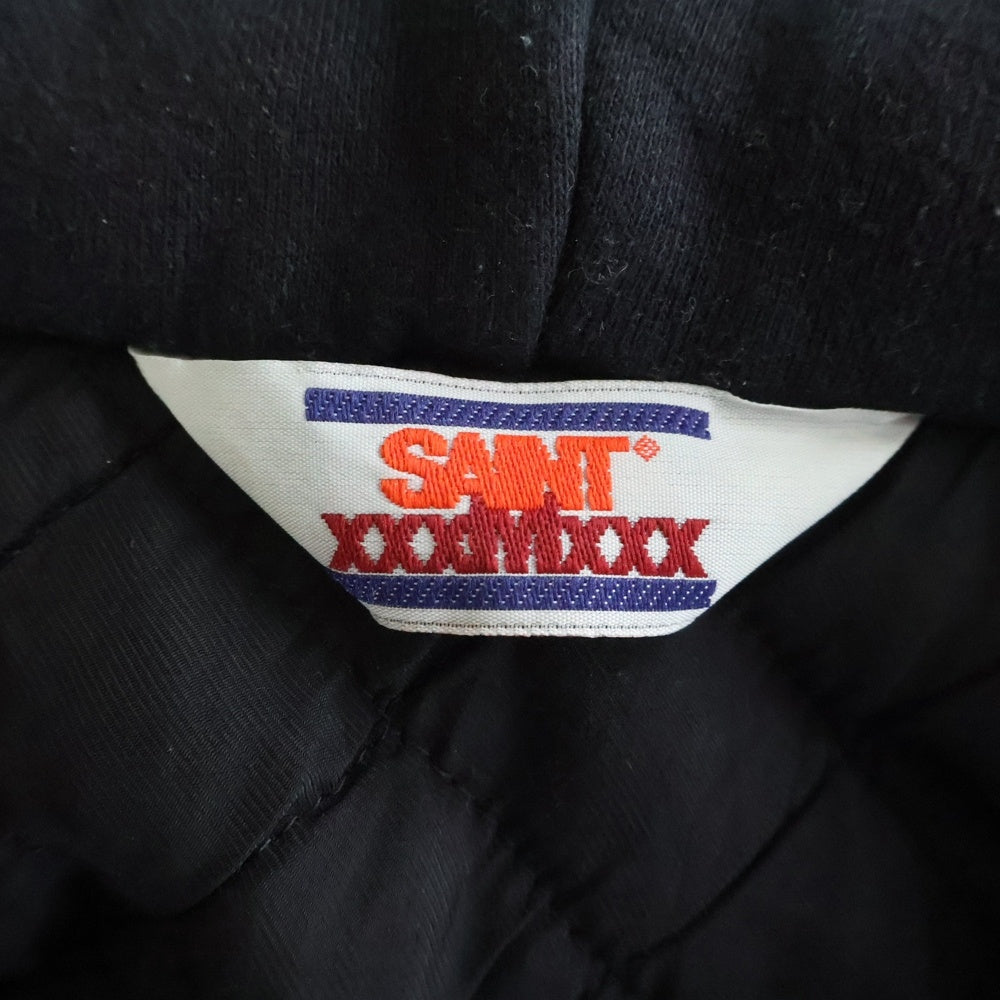 SAINT MICHAEL(セントマイケル) 23AW SHIRT PARKA CHECK シャツパーカー チェック ホワイト/ブラック SM-A23-0000-046