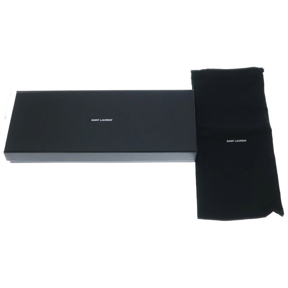 SAINT LAURENT PARIS(サンローランパリ) ロゴプレート付き チェーンネックレス シルバー レディース
