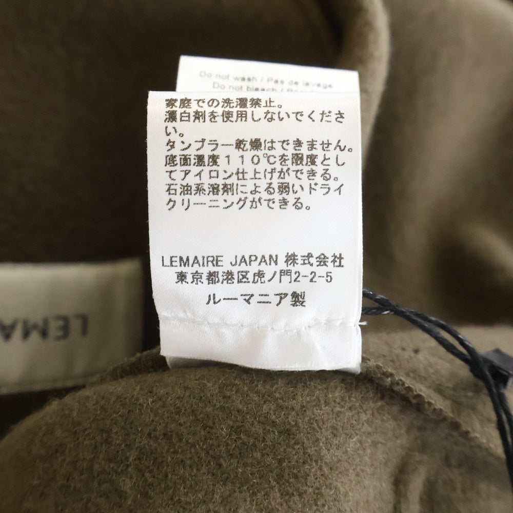 LEMAIRE(ルメール) 23AW WRAP COAT ラップコート ウールロングコート ブラウン CO1037 LF1116