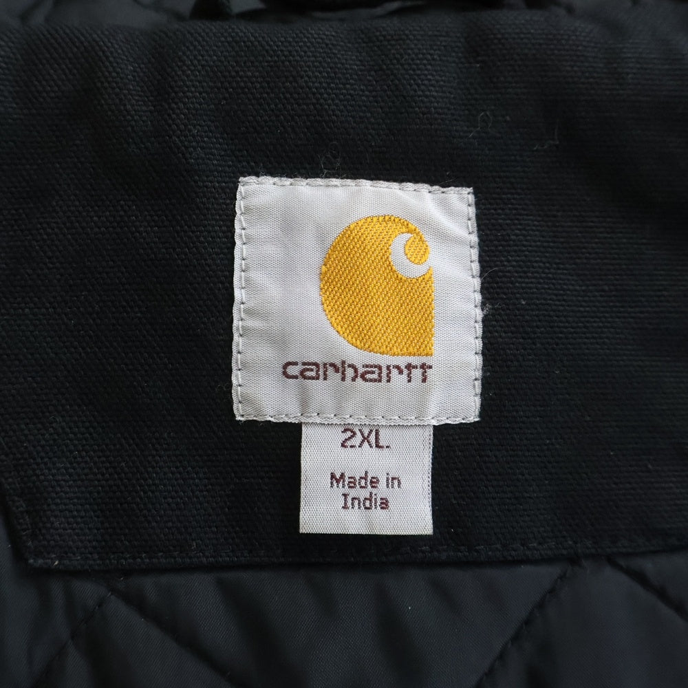 CARHARTT(カーハート) WASHED DUCK INSULATED ACTIVE JACKET ウォッシュドダックインシュレイテッド アクティブジャケット ブラック 104050 BLK