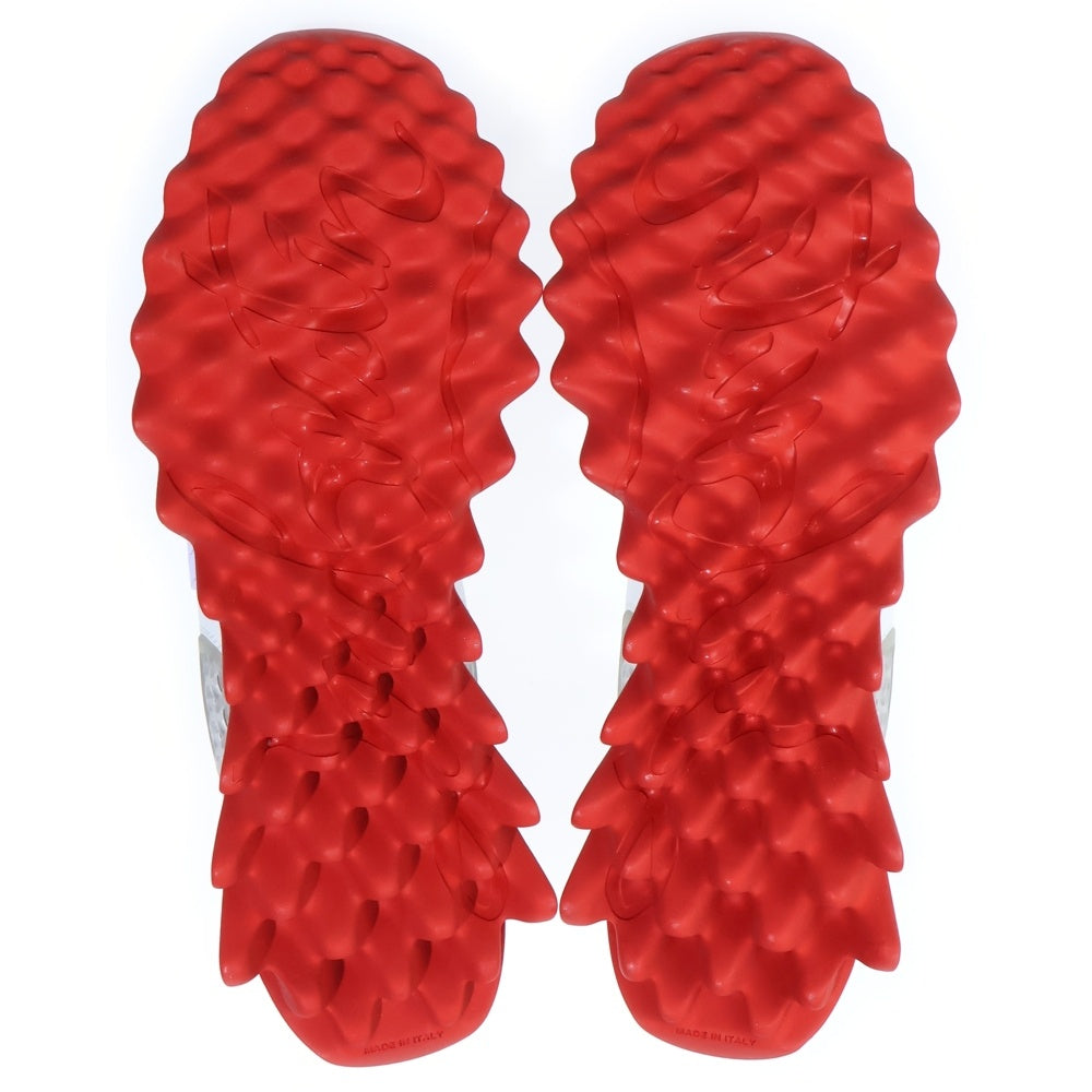 CHRISTIAN LOUBOUTIN(クリスチャンルブタン) ルビーシャーク 厚底ローカットスニーカー パープル/ホワイト/レッド