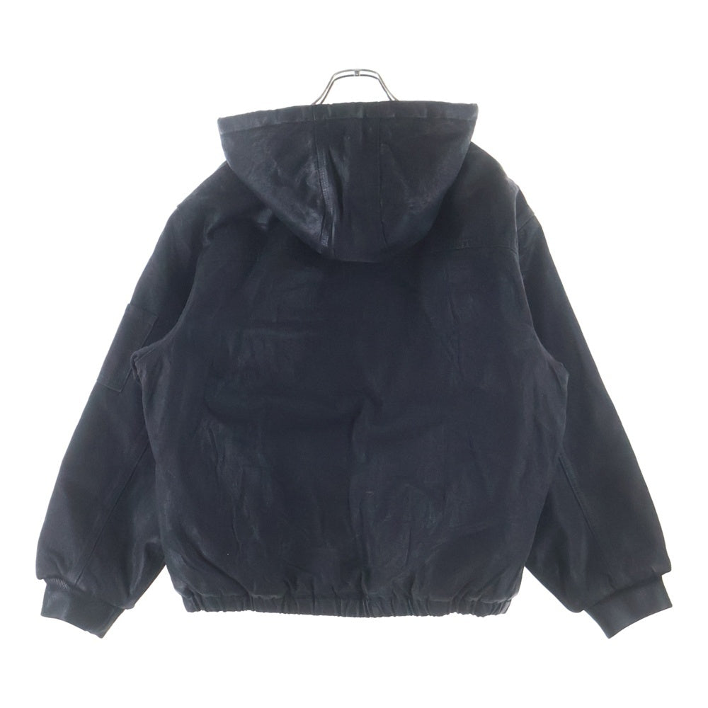 SUPREME(シュプリーム) 24SS ×MM6 Maison Margiela Foil Hooded Work Jacket フォイル フーデッドワークジャケット ブラック