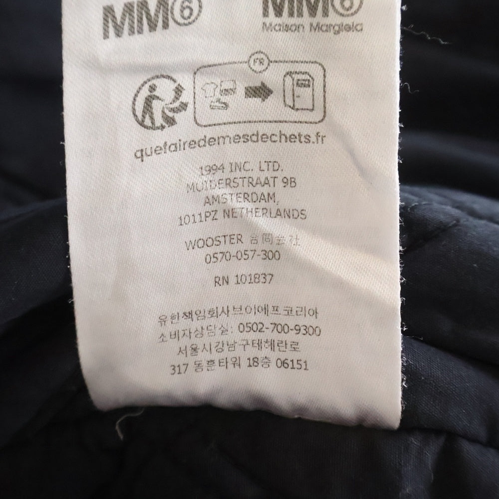 SUPREME(シュプリーム) 24SS ×MM6 Maison Margiela Foil Hooded Work Jacket フォイル フーデッドワークジャケット ブラック