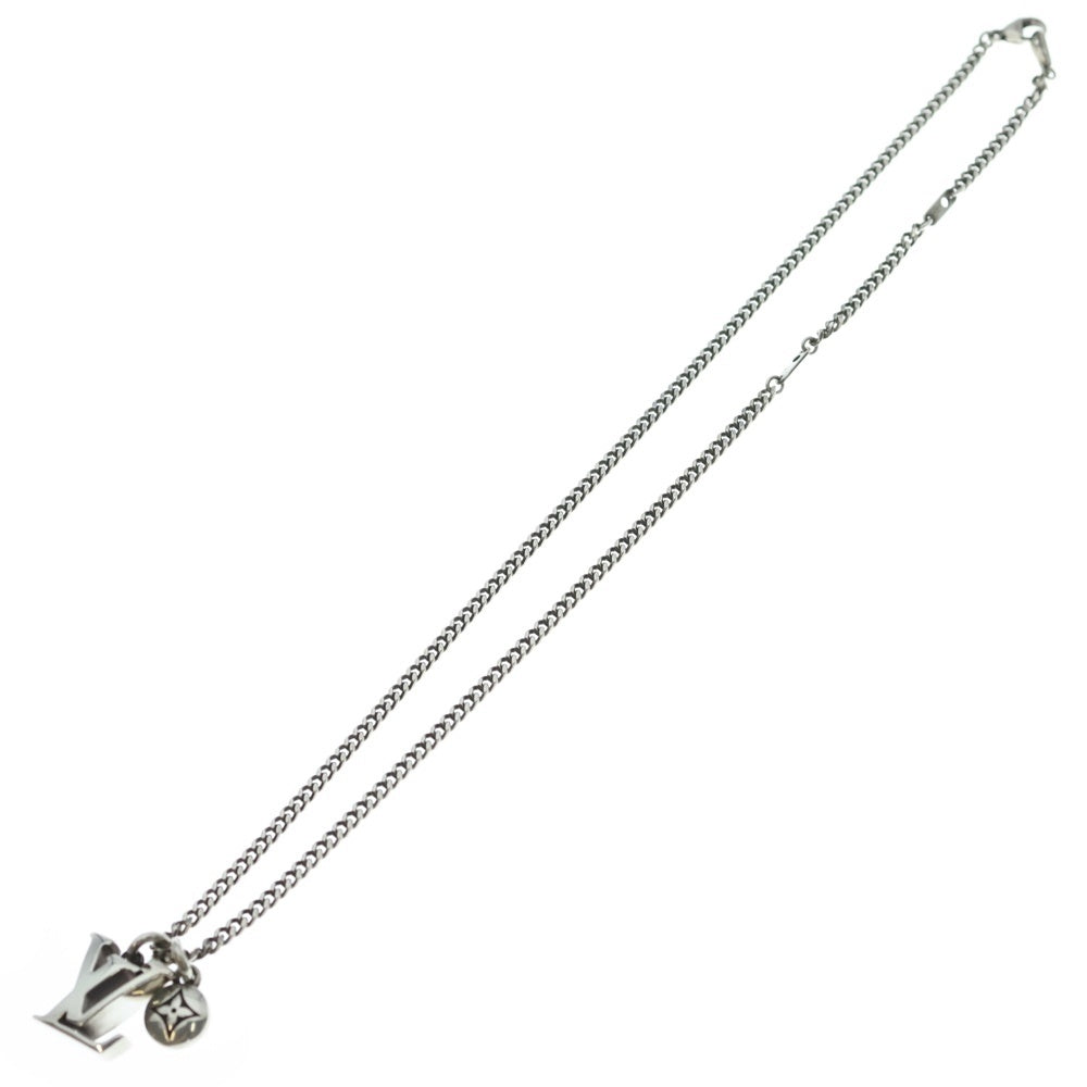 LOUIS VUITTON(ルイヴィトン) LV セーラー チェーンネックレス シルバー M03188