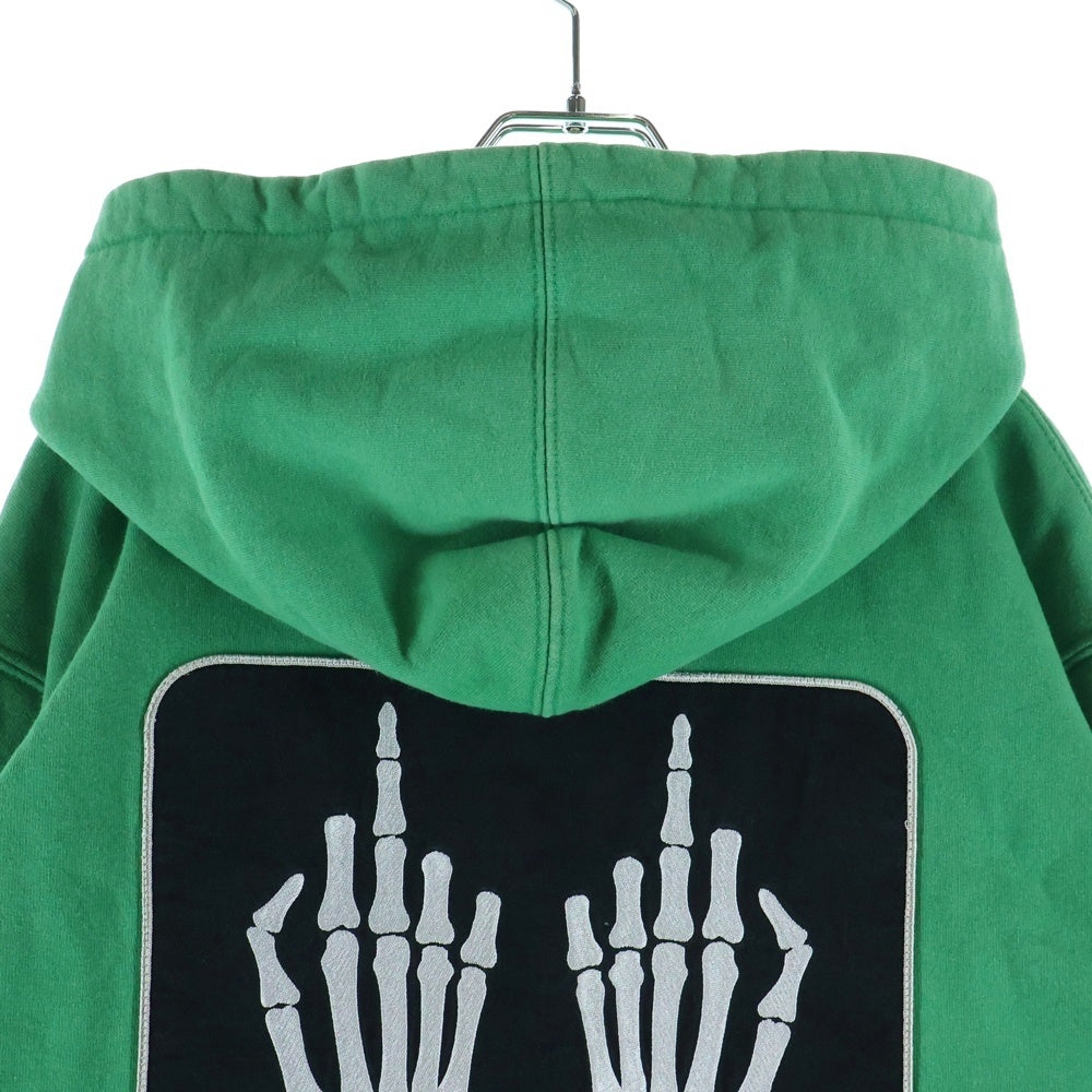 SUPREME(シュプリーム) 17AW × Hysteric Glamour Patches Zip Up Sweatshirt ヒステリックグラマー パッチ ジップアップ スウェットシャツ パーカー グリーン