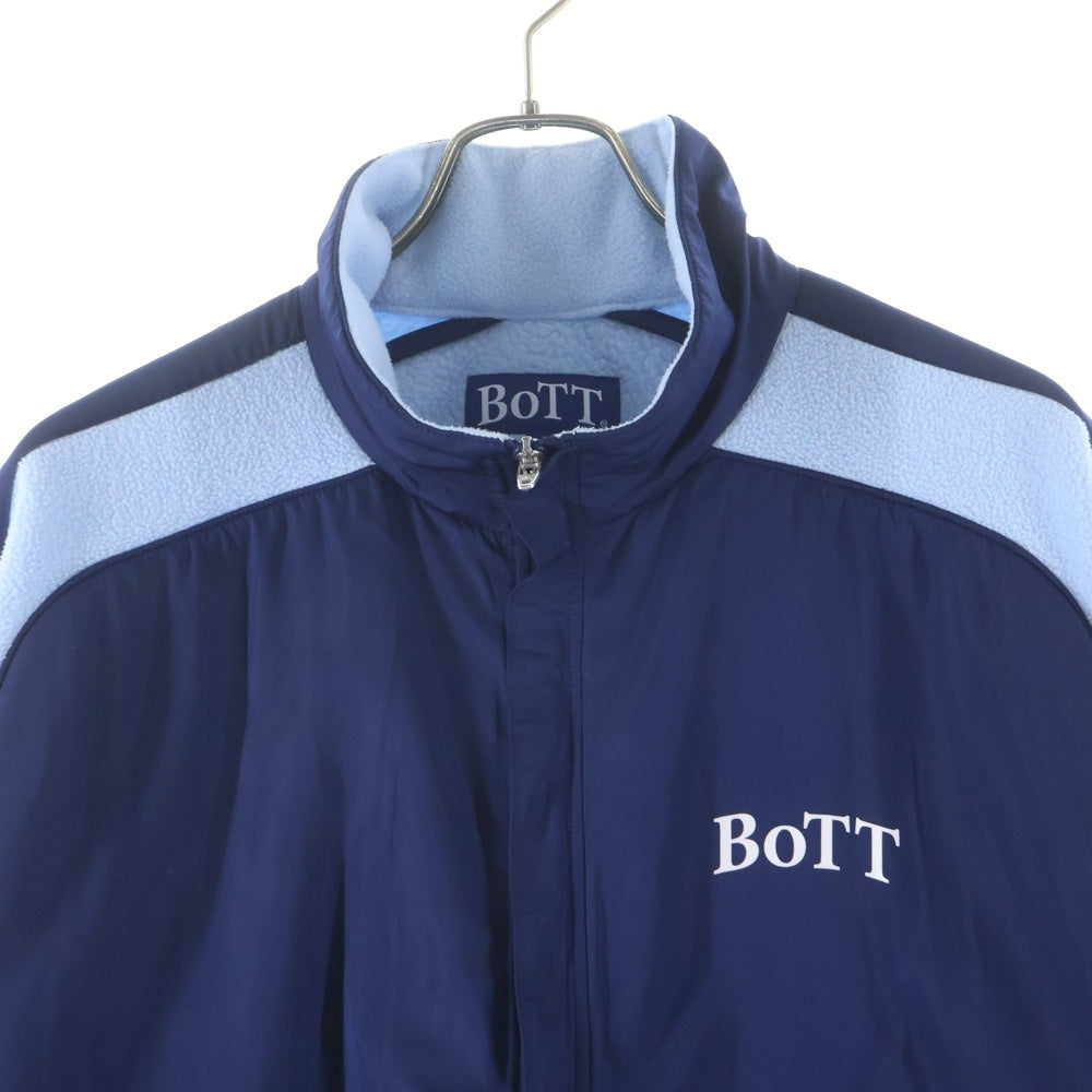 BoTT(ボット) Front logo fleece track jacket with brushed lining