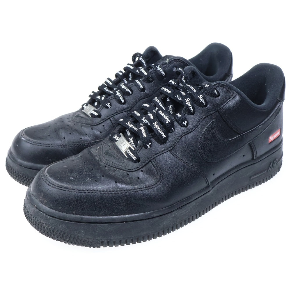 NIKE(ナイキ) ×SUPREME AIR FORCE 1 LOW CU9225-001 エアフォースワンロー ローカットスニーカー US9.5/27.5cm ブラック