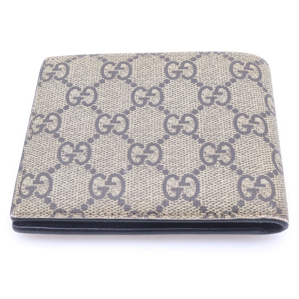 GUCCI(グッチ) GG Supreme Canvas Bi-fold Wallet GGスプリーム キャンバス 2つ折り財布 451268