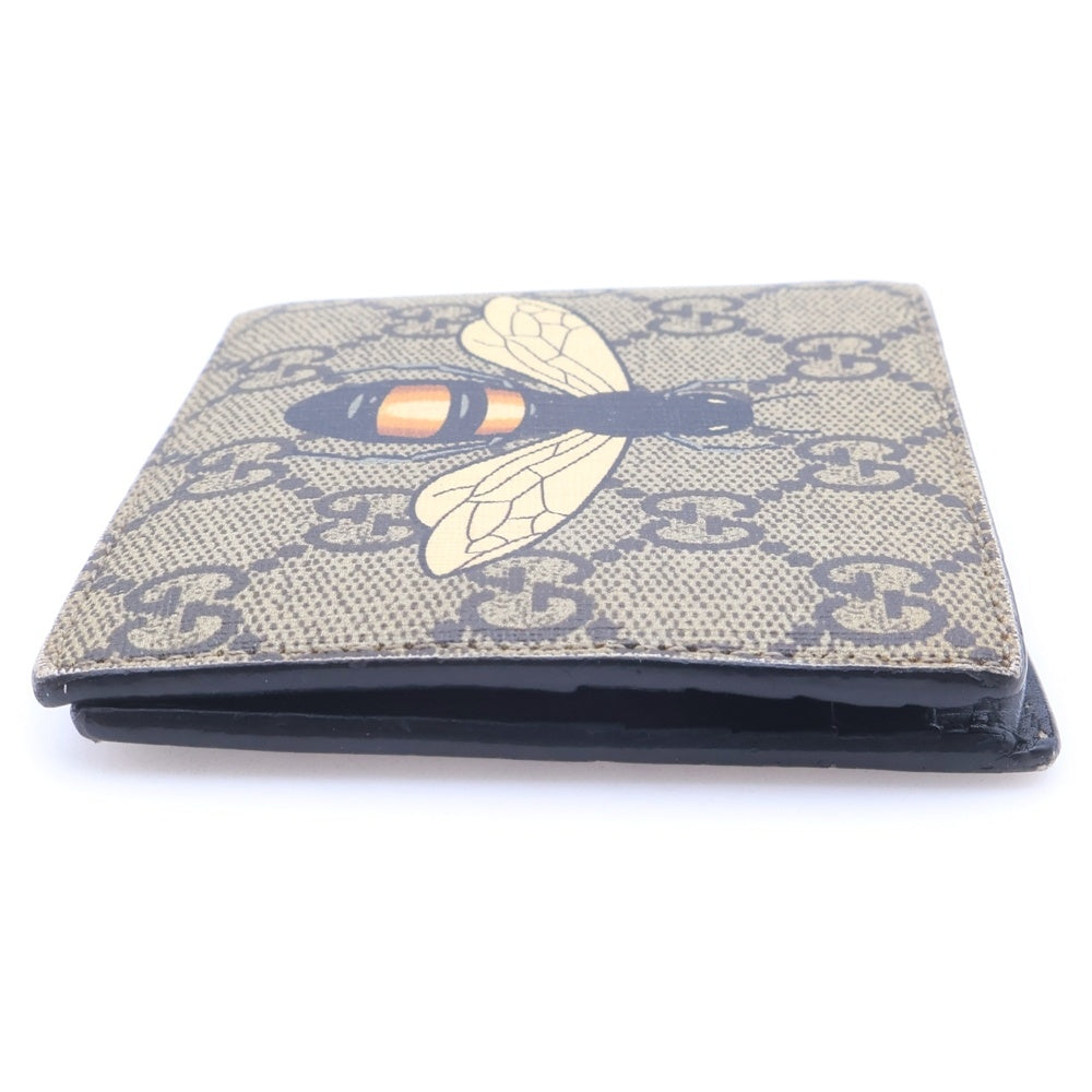 GUCCI(グッチ) GG Supreme Canvas Bi-fold Wallet GGスプリーム キャンバス 2つ折り財布 451268