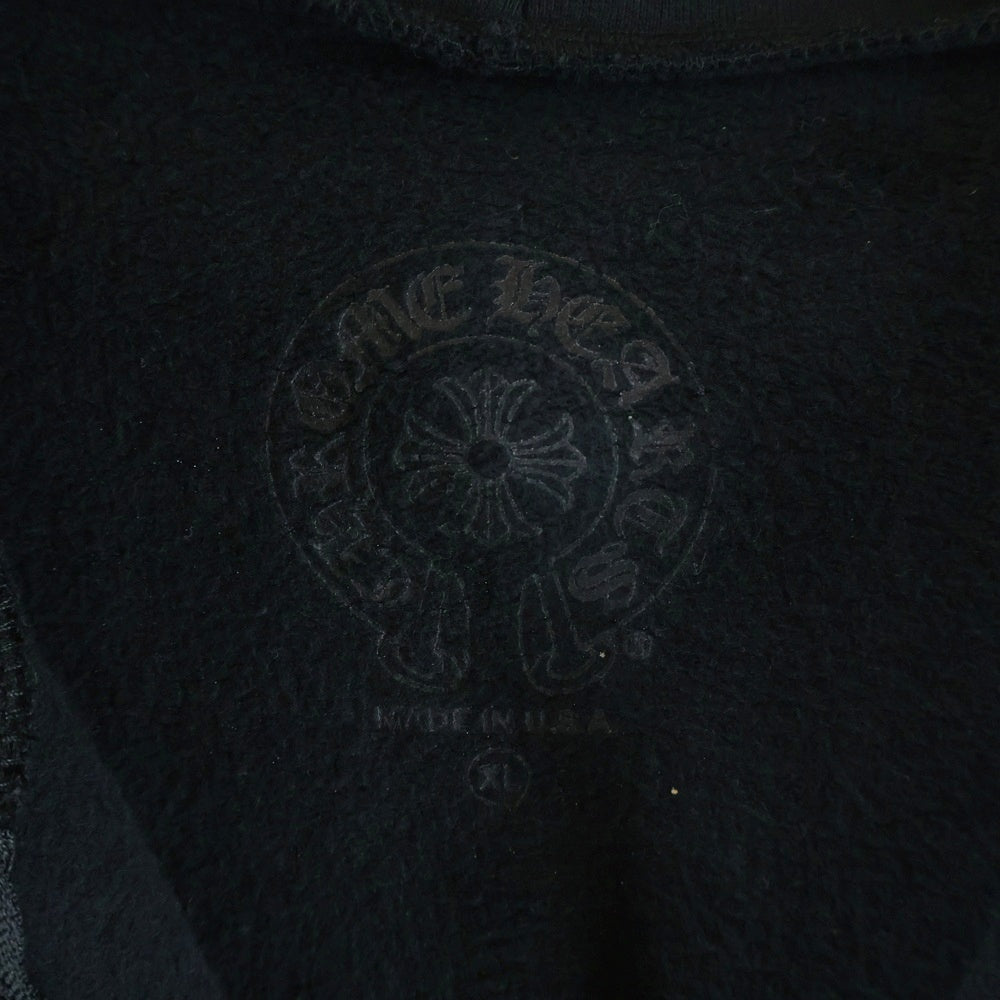 CHROME HEARTS(クロムハーツ) Los Angeles Exclusive Horseshoe Print Dagger Zip Zip-Up Sweatshirt Hoodie ジップアップスウェットパーカー フーディー