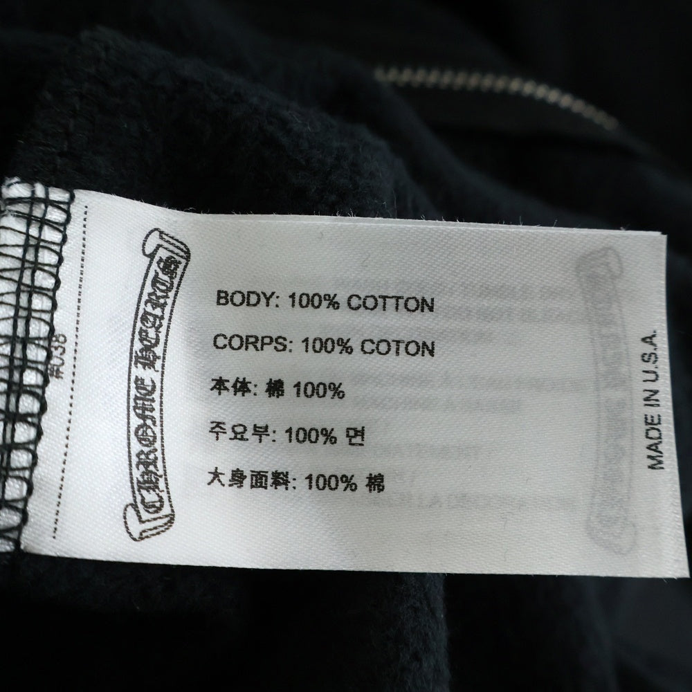 CHROME HEARTS(クロムハーツ) Los Angeles Exclusive Horseshoe Print Dagger Zip Zip-Up Sweatshirt Hoodie ジップアップスウェットパーカー フーディー