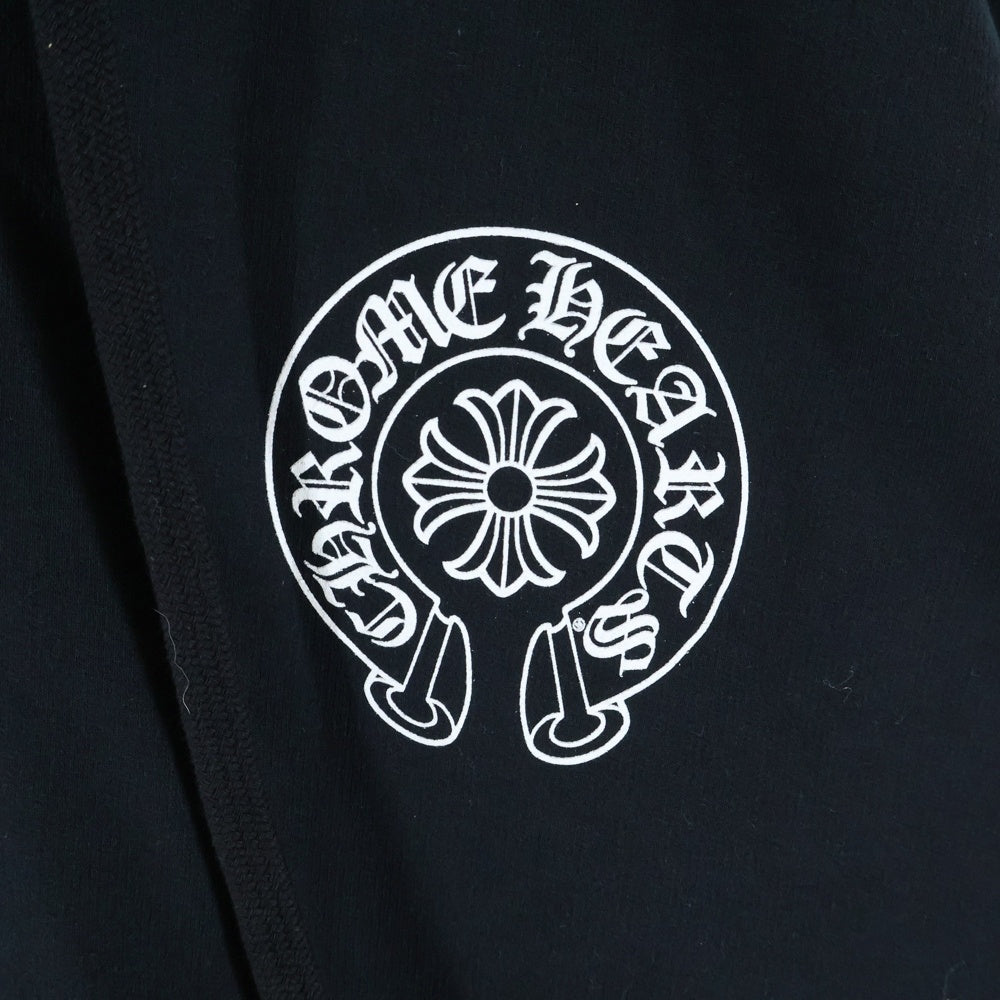 CHROME HEARTS(クロムハーツ) Las Vegas Exclusive Horseshoe Print Dagger Zip Zip-Up Sweatshirt Hoodie ジップアップスウェットパーカー