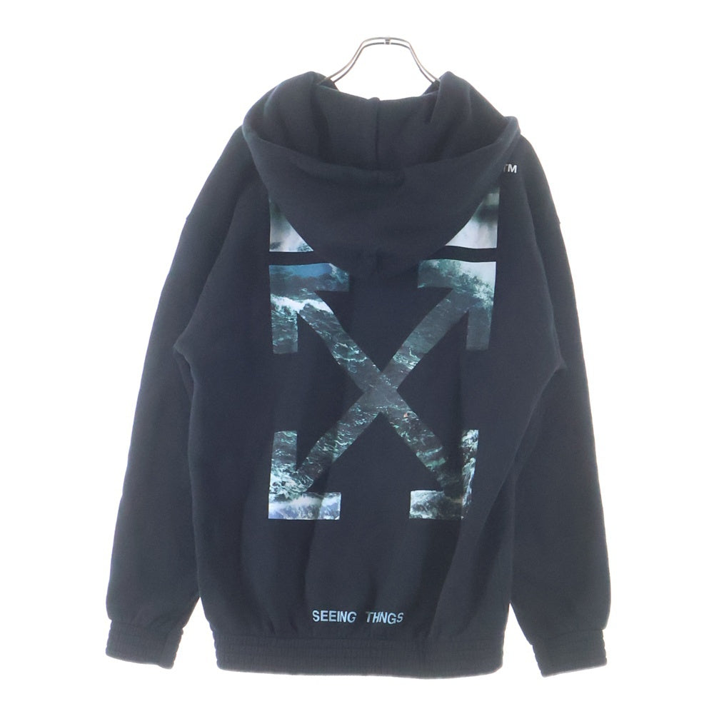 OFF-WHITE(オフホワイト) 17AW SCREAMING GIRL OVER HOODIE スクリーミング・ガール・オーバー・フーディー ブラック