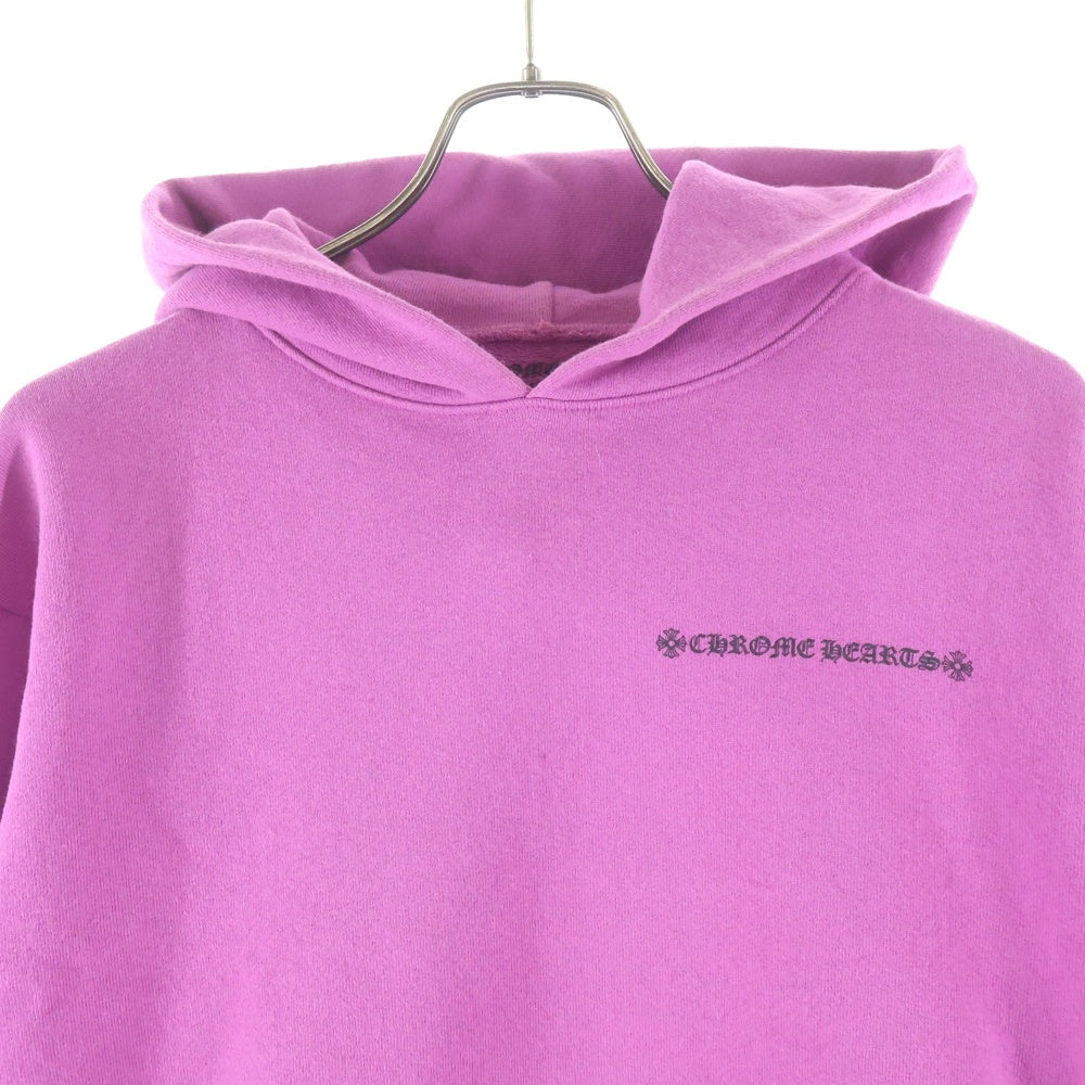 CHROME HEARTS(クロムハーツ) ×MATTY BOY Spider Web Crewne マッティボーイ スパイダー チョンパー フーディー プルオーバーパーカー パープル