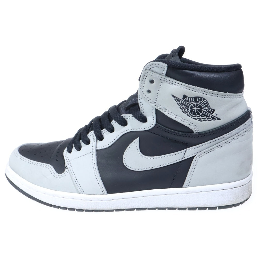 NIKE(ナイキ) AIR JORDAN 1 RETRO HIGH OG SHADOW 2.0 555088-035 エアジョーダン1 シャドウ 2.0 ハイカットスニーカー グレー/ブラック US10/28cm