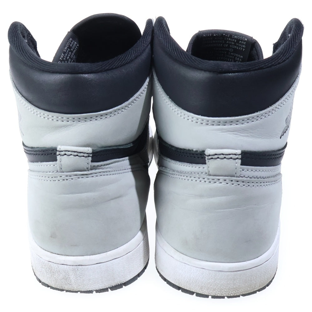 NIKE(ナイキ) AIR JORDAN 1 RETRO HIGH OG SHADOW 2.0 555088-035 エアジョーダン1 シャドウ 2.0 ハイカットスニーカー グレー/ブラック US10/28cm