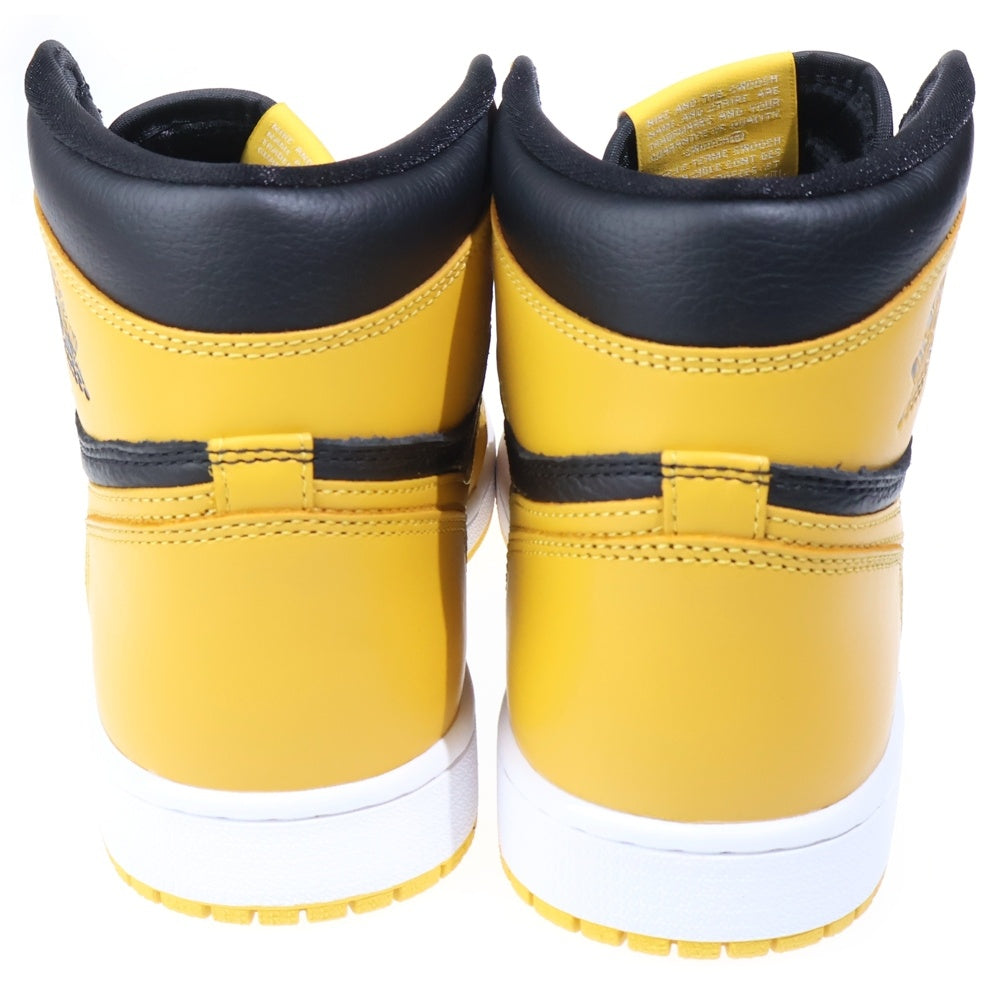 NIKE(ナイキ) AIR JORDAN 1 RETRO HIGH OG Pollen 555088-701 エアジョーダン 1 パラン ハイカットスニーカー ブラック/イエロー US10/28cm