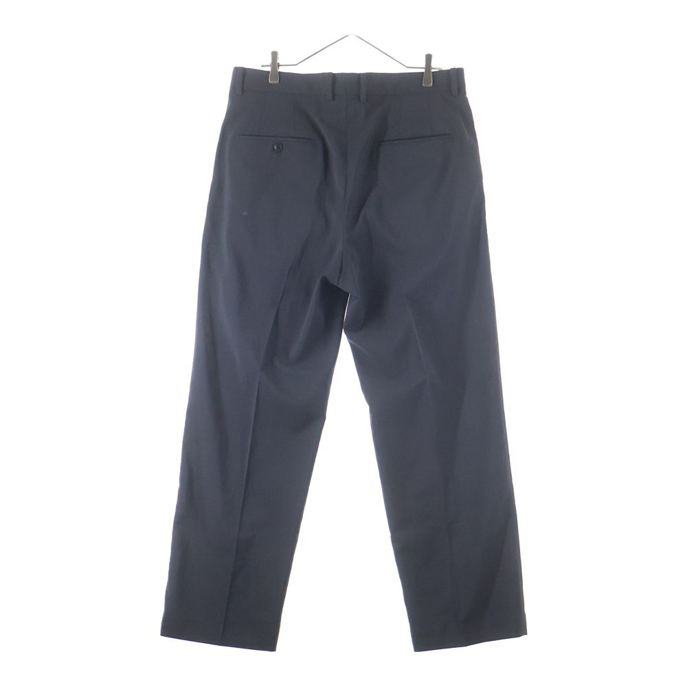 YOKO SAKAMOTO(ヨーコサカモト) Two-pleat zip-up tapered slacks 2タック ジップアップ テーパードスラックスパンツ グレー YS-25SS-38