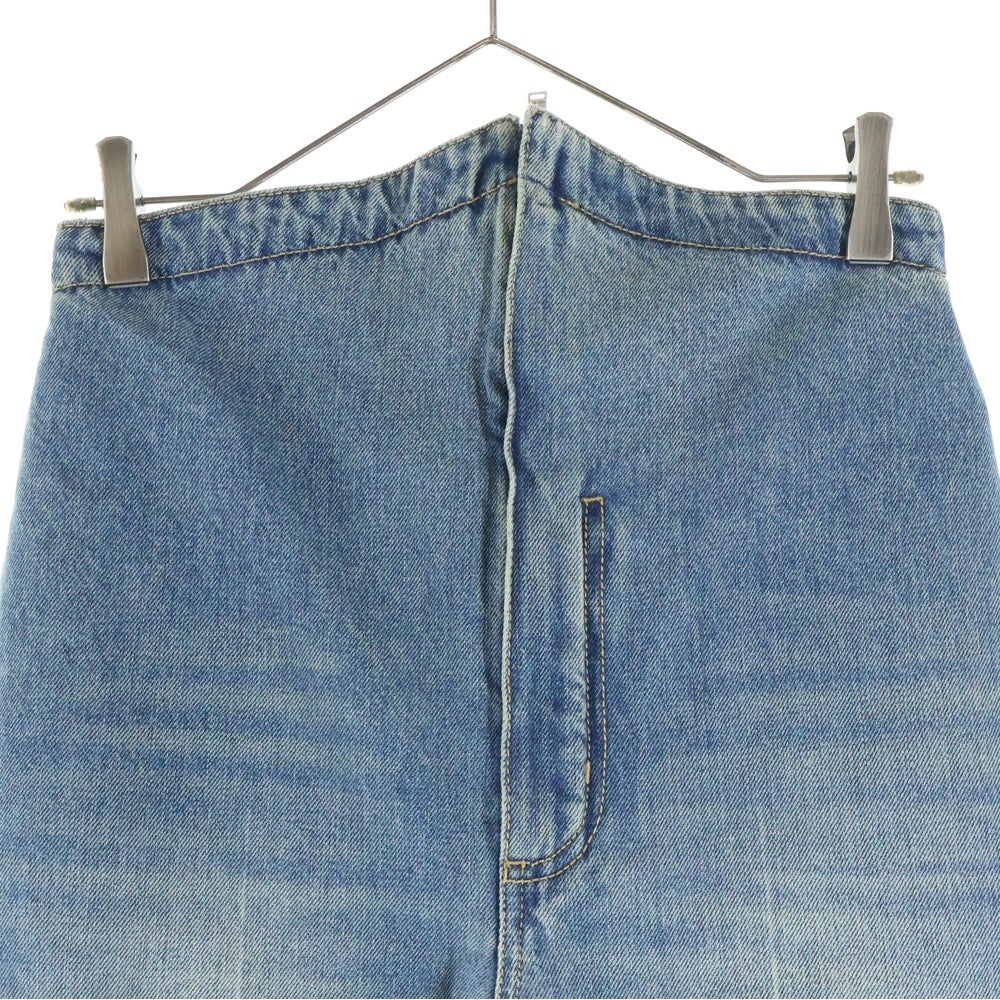 Alexander McQueen(アレキサンダーマックイーン) Fold Over Waist Jeans フォールドオーバーウエストジーンズ フレアデニム レディース インディゴ 813252QMACV