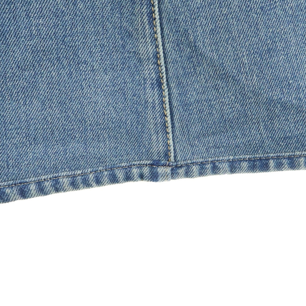 Alexander McQueen(アレキサンダーマックイーン) Fold Over Waist Jeans フォールドオーバーウエストジーンズ フレアデニム レディース インディゴ 813252QMACV