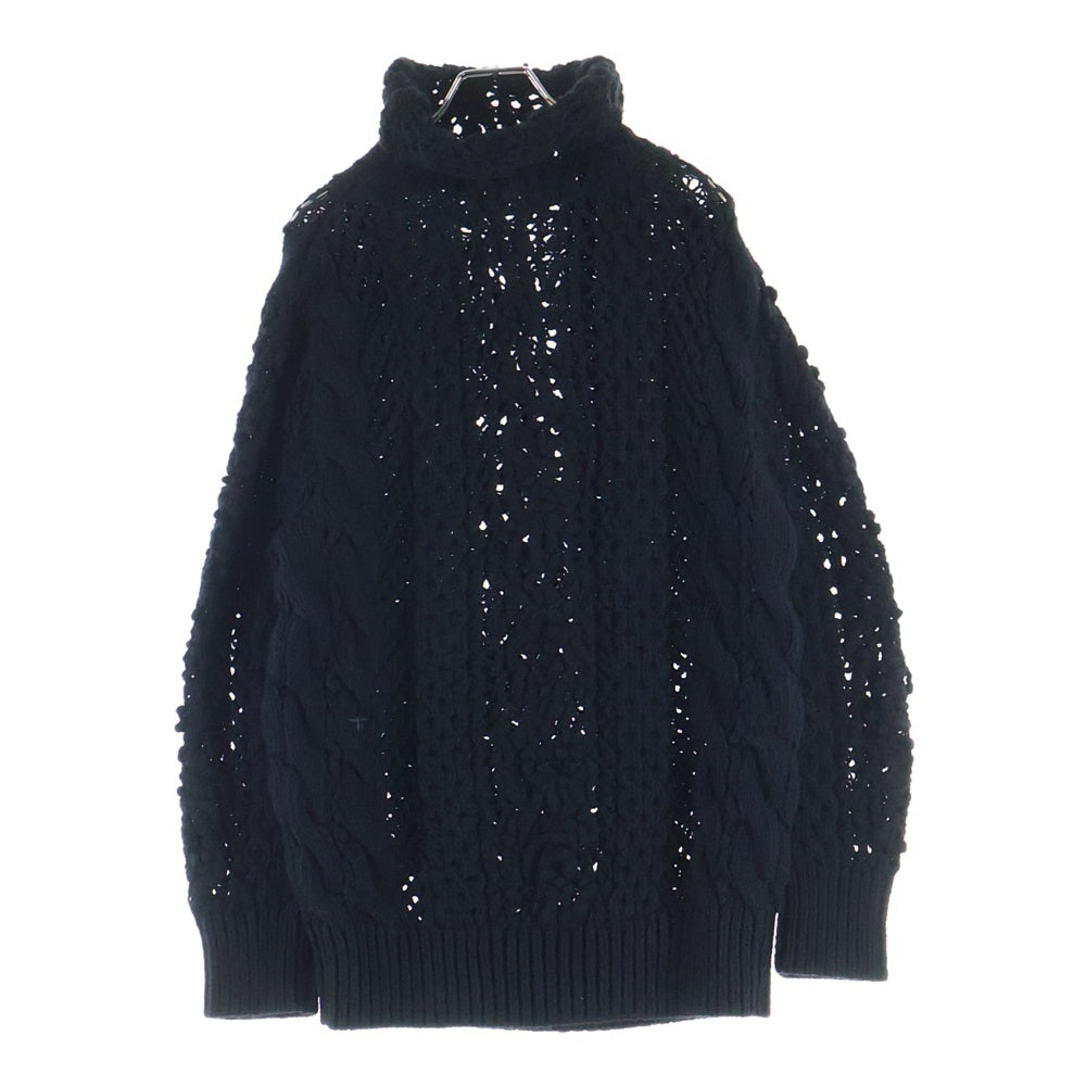 DIOR(ディオール) ケーブルニットセーター ウール レディースブラック 254S29AM230