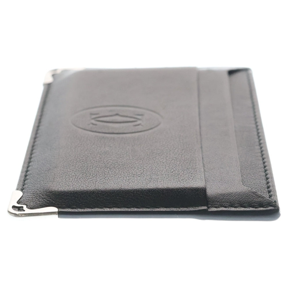Cartier(カルティエ) Must de Cartier Double Card Holder マスト ドゥ カルティエ ダブル カードホルダー ブラック