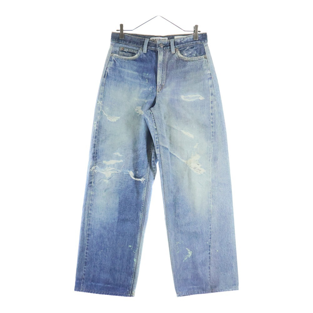 OUR LEGACY(アワーレガシー) Full Cut Digital Denim Print フルカットデジタルデニムプリント インディゴ 808119 レディース
