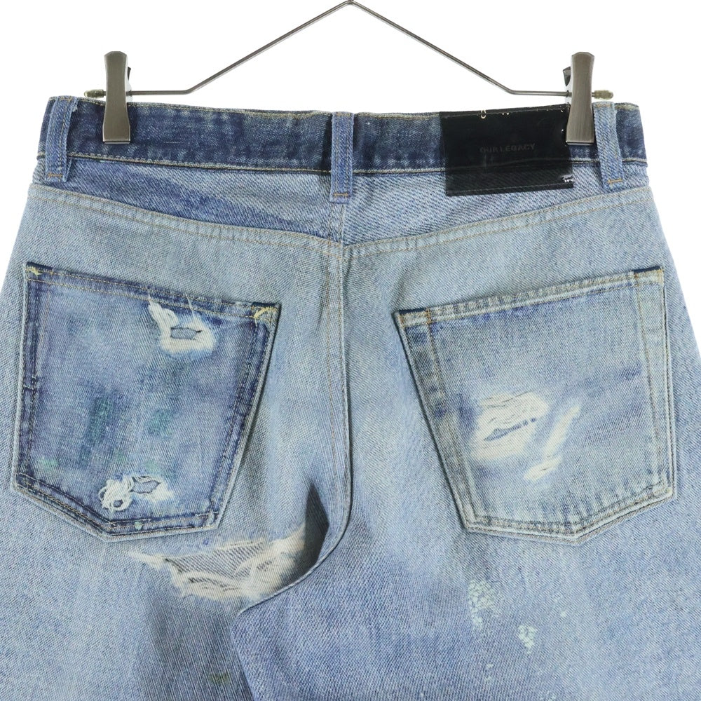 OUR LEGACY(アワーレガシー) Full Cut Digital Denim Print フルカットデジタルデニムプリント インディゴ 808119 レディース