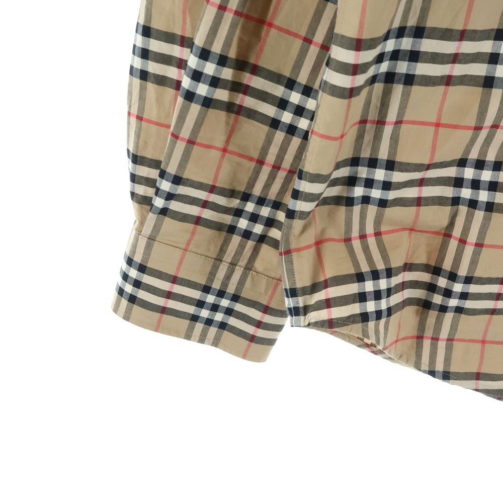 BURBERRY(バーバリー) Checkered long-sleeved shirt チェック総柄 長袖シャツ ベージュ 8017560