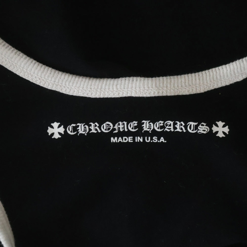 CHROME HEARTS(クロムハーツ) ホースシュープリント キャミソール タンクトップ ブラック レディース