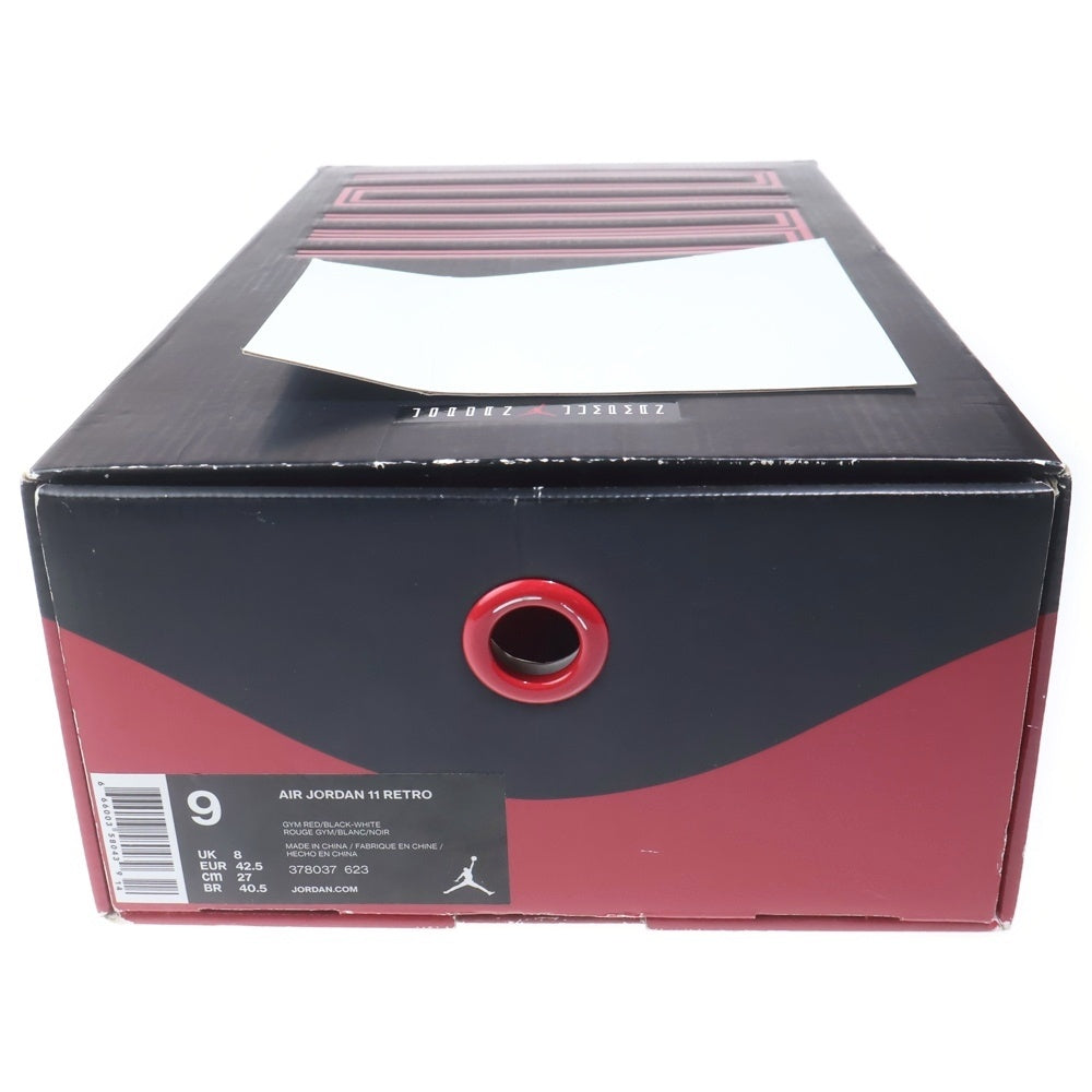 NIKE(ナイキ) AIR JORDAN 11 RETRO WIN LIKE 96 378037-623 エアジョーダン11 レトロ ウィン ライク 96 ミドルカットスニーカーシューズ レッド US9/27cm